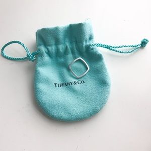 Tiffany Silver Torque Square Band Ring Frank Gehry